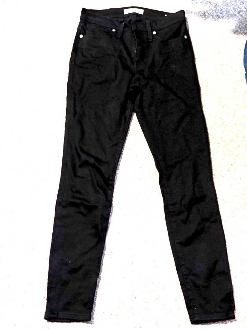 Madewell Black 9” High Rise Skinny Leg Pants Size 26